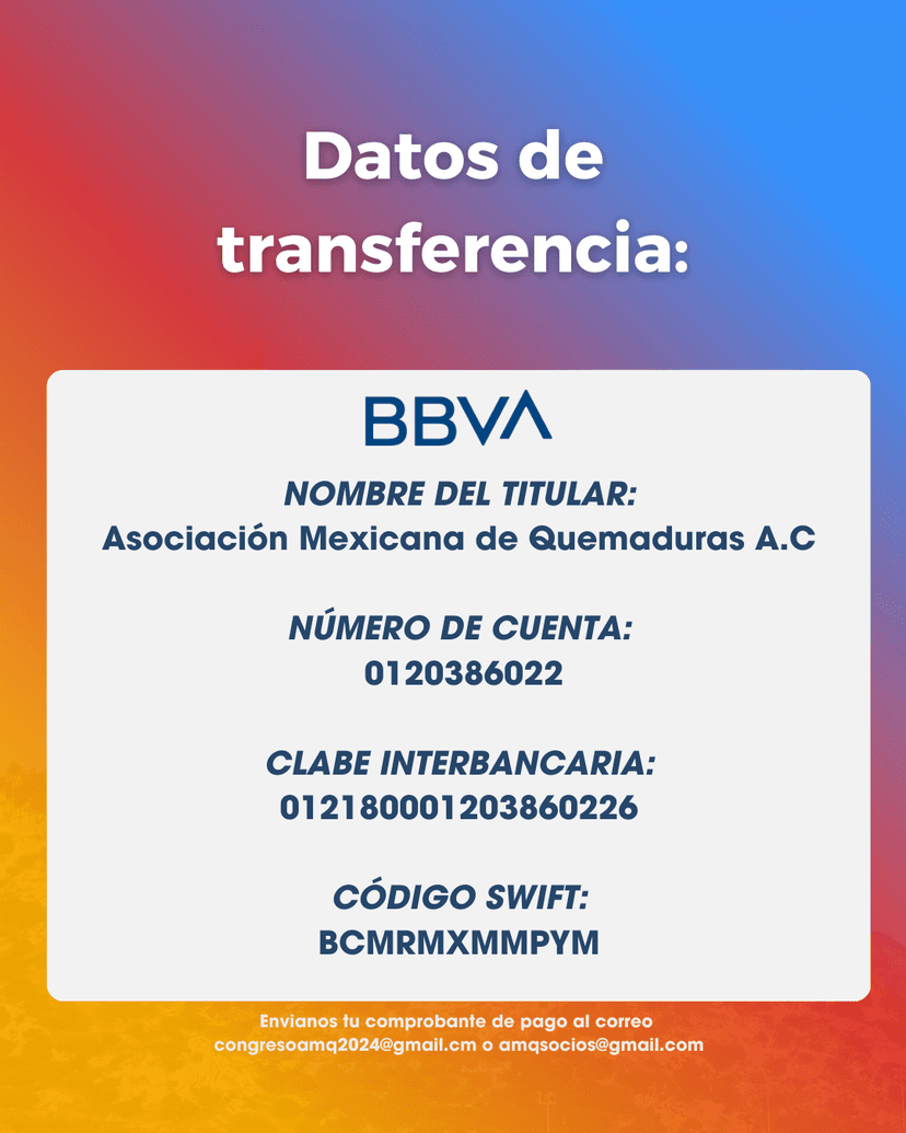 Datos de transferencia
